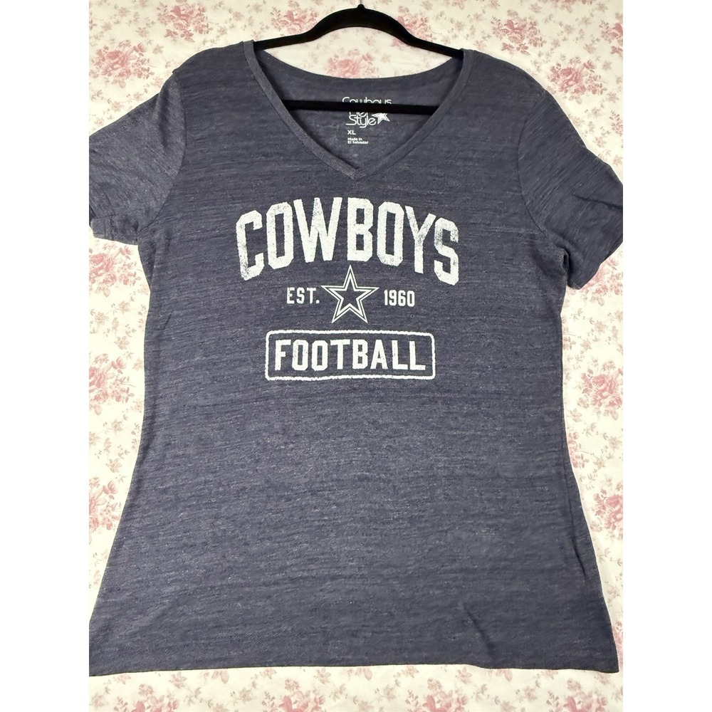 Dallas Cowboys Jason Witten #82 Women's V-Neck T-Shirt XL